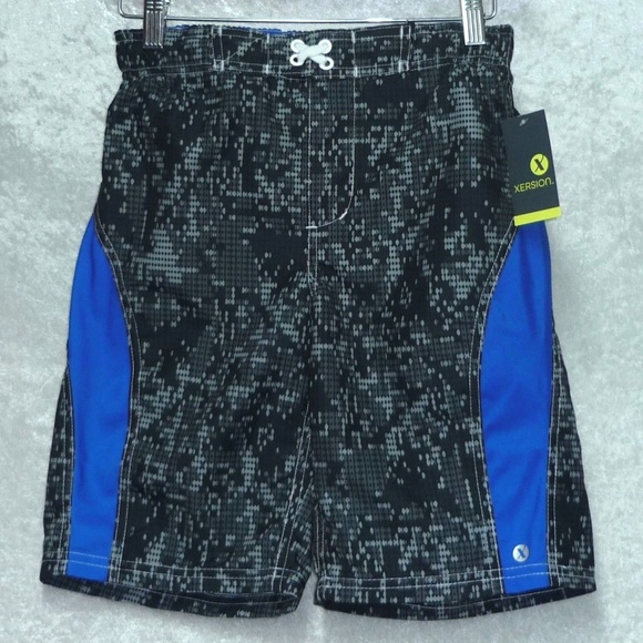 Xersion Boys Camo Swim Trunk size M NEW - Picture 2 of 3